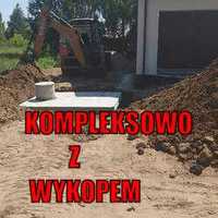 Szczelne szambo 2m3 betonowe zbiornik  piwniczki Kompleksowo z wykopem