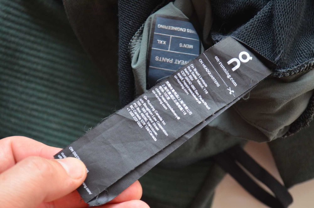 Мужские спортивные штаны On Cloud Running Sweat Pants Оригинал ХЛ хаки