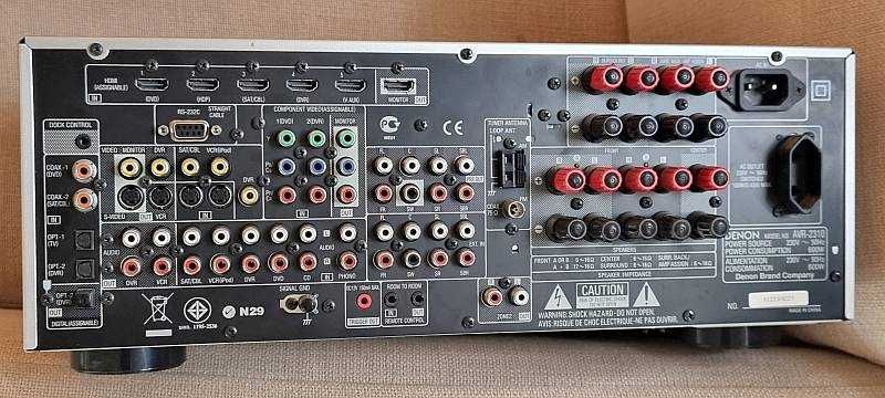 Zestaw Amplituner Denon AVR 2310 z kolumnami M-AUDIO