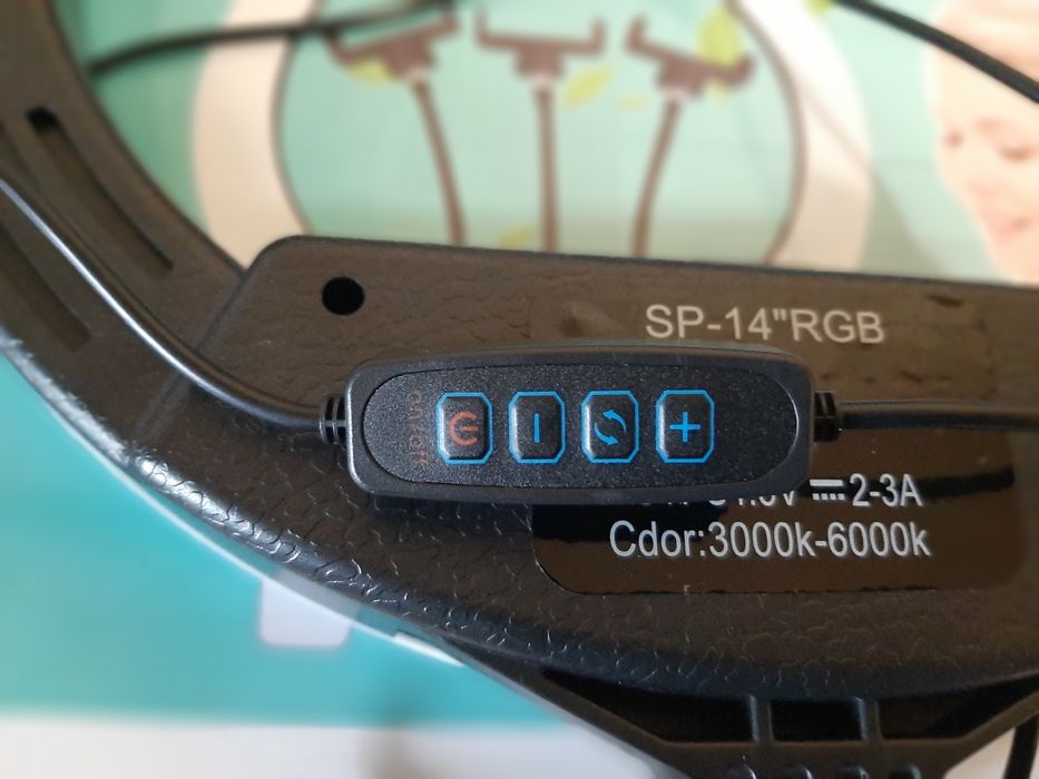 Лампа кольцевая, лампа для съёмок. Светодиодная кольцевая. Світодіодна