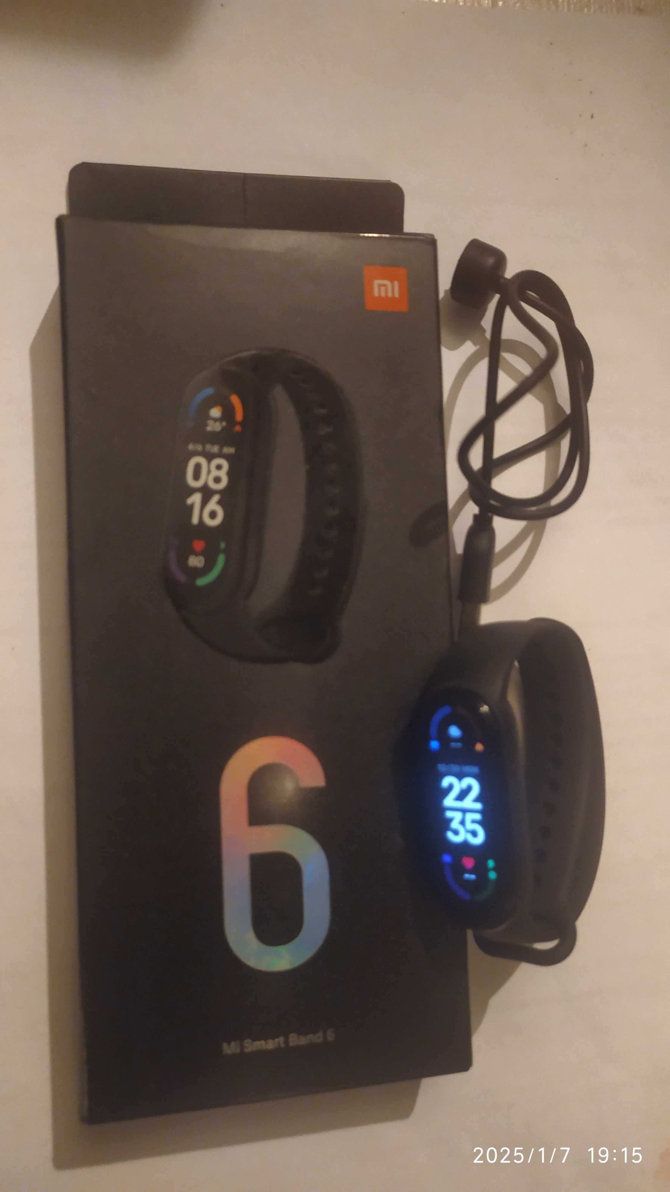 SmartWatch zegarek opaska Xiaomi Mi Smart Band 6 1,56 cala uszkodzona