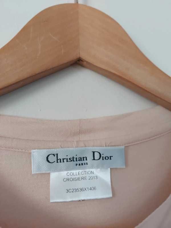 Christian Dior vintage t-shirt cekinowy 10