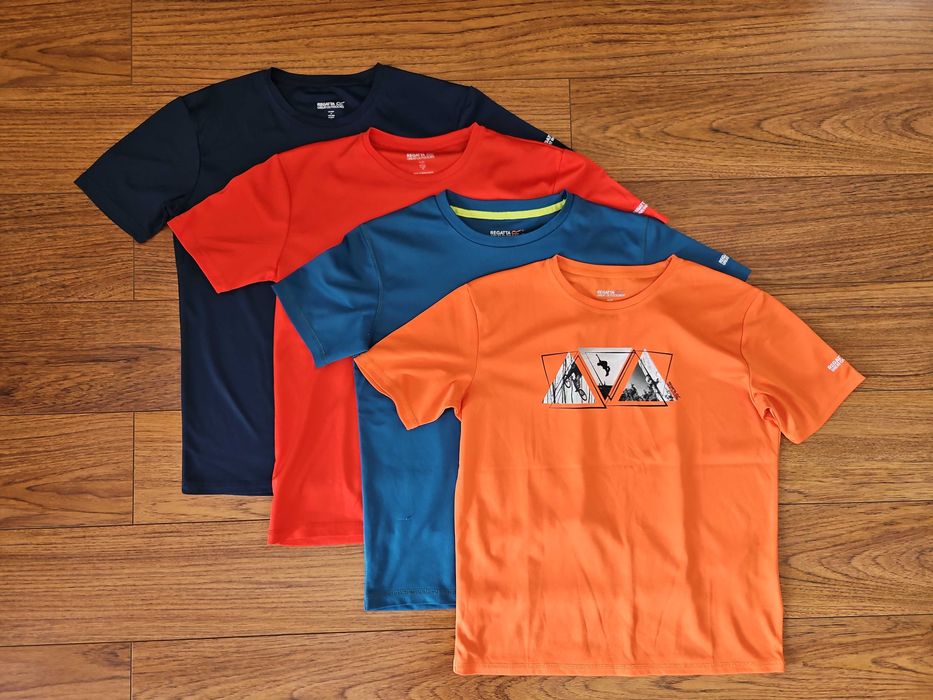 Regatta koszulka techniczna, t-shirt, 164, 14 lat, zestaw 4 szt.