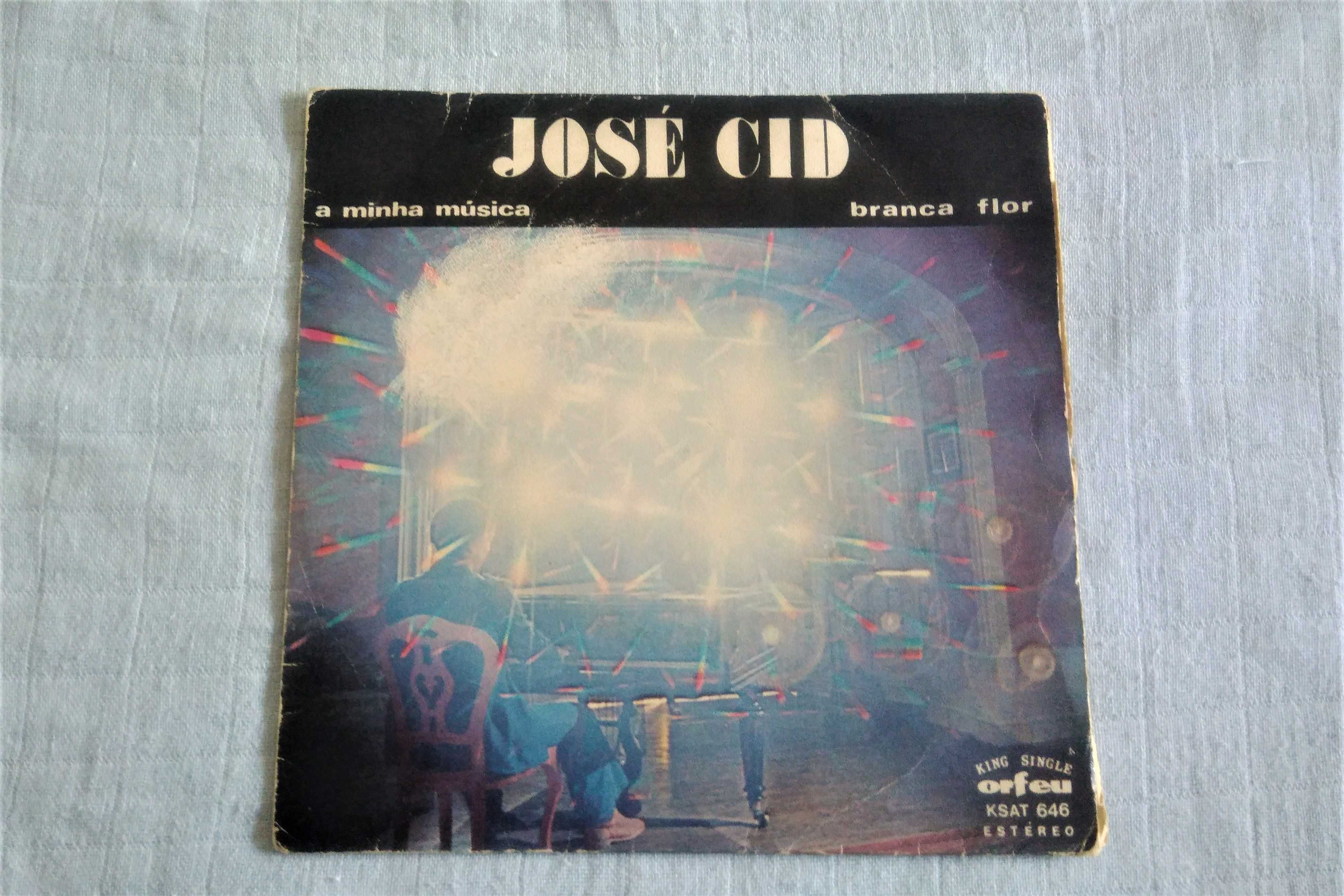 Disco vinil single A minha música, José Cid, 1978