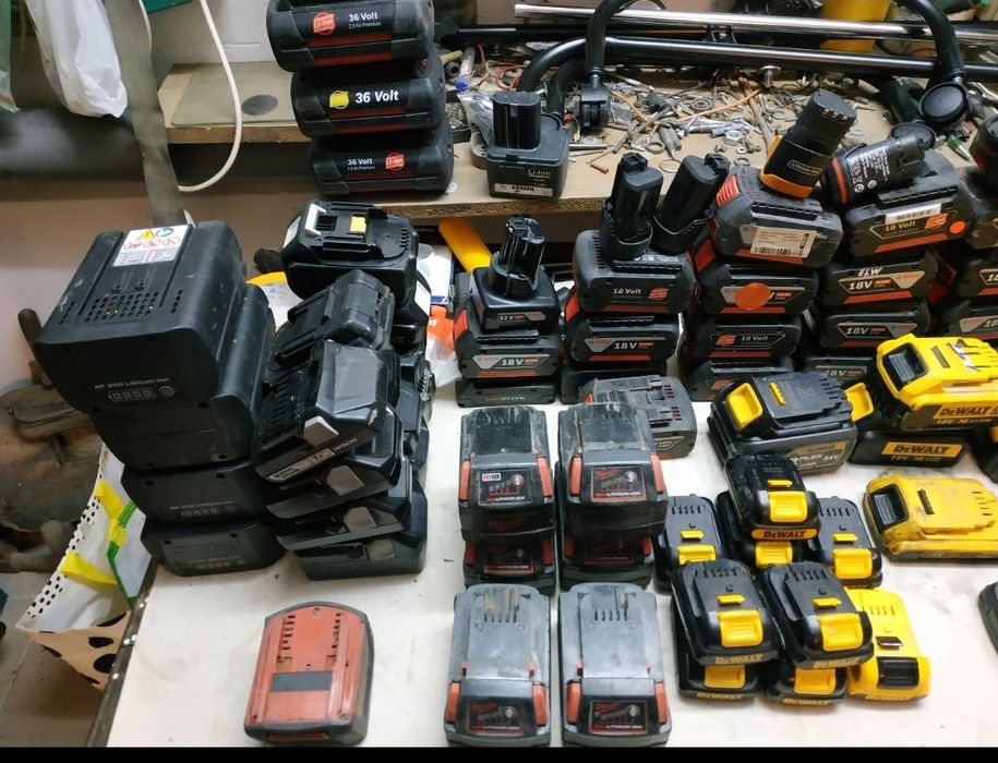 Regeneracja baterii dewalt, makita, Bosch, ryobi, Milwaukee I inne.