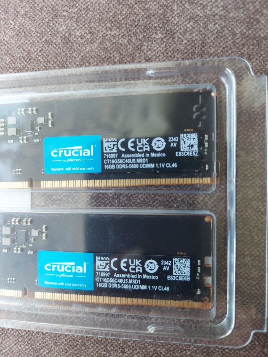 Модуль пам'яті до комп'ютера DDR5 32GB 2X 16GB 5600MHz