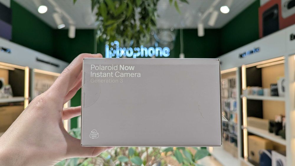 NEW Polaroid Now Gen 3 Pebble White Гарантiя