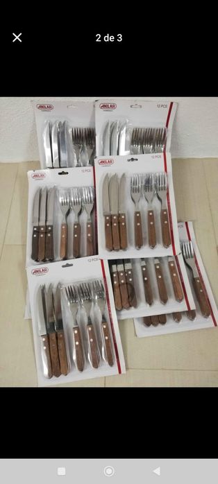 Conjunto de talheres  12pecas Anilar