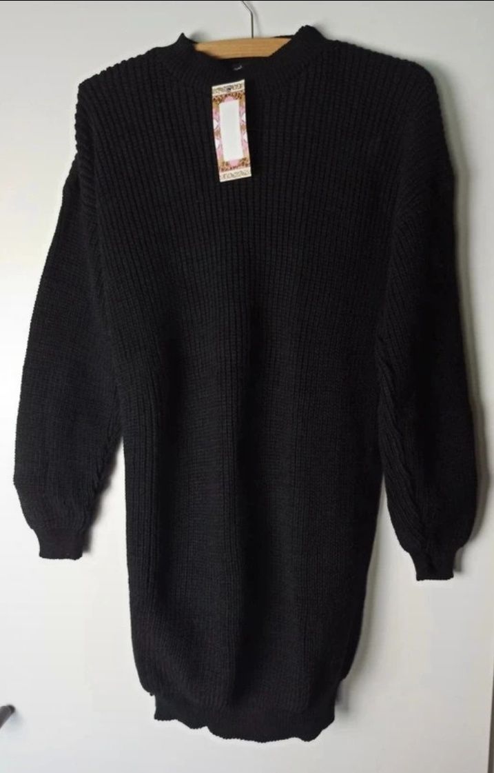 Sweter ciążowy czarny 38/40