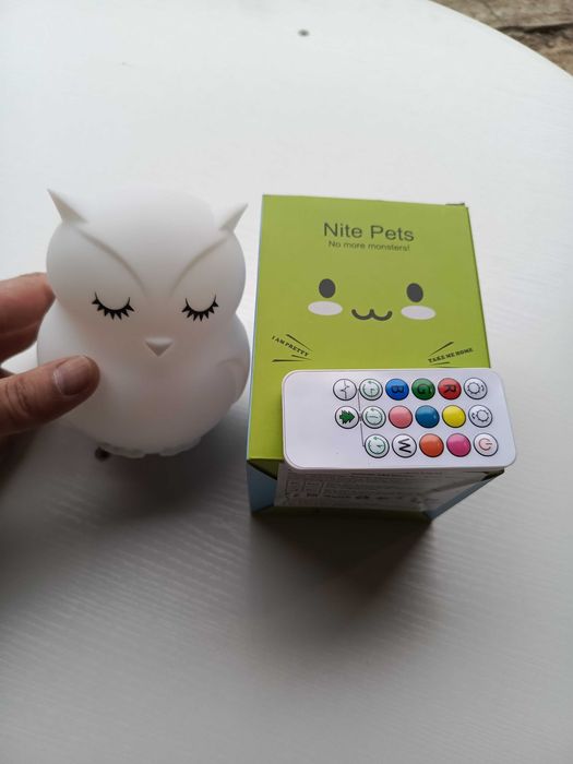 Lampka dziecięca Nite Pets Sówka