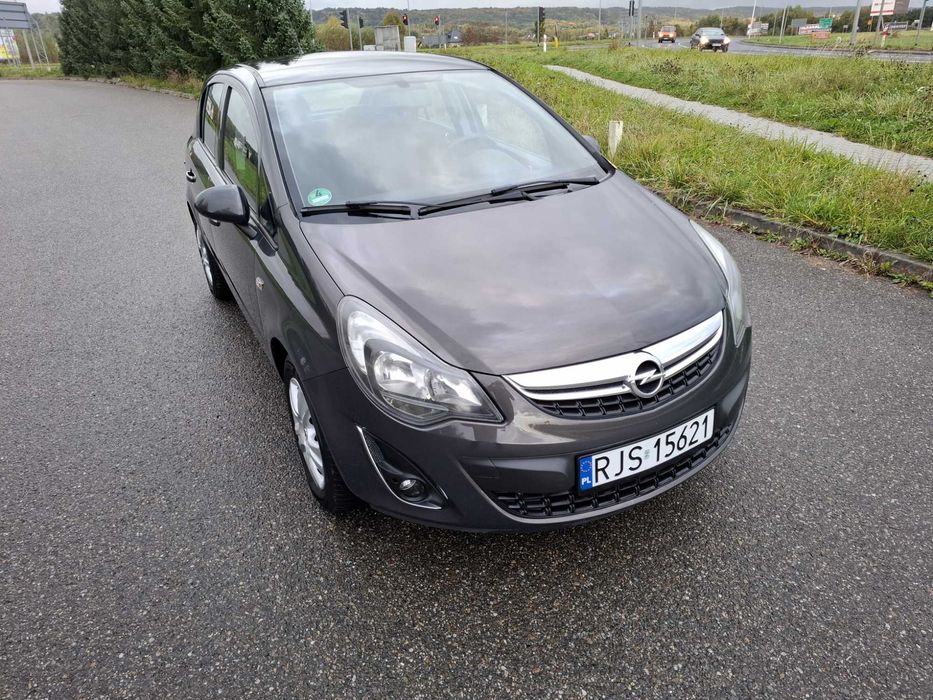Opel Corsa D Lift 1.2 Benzyna 86KM 2014r Klima Półskóra Alu Tempomat