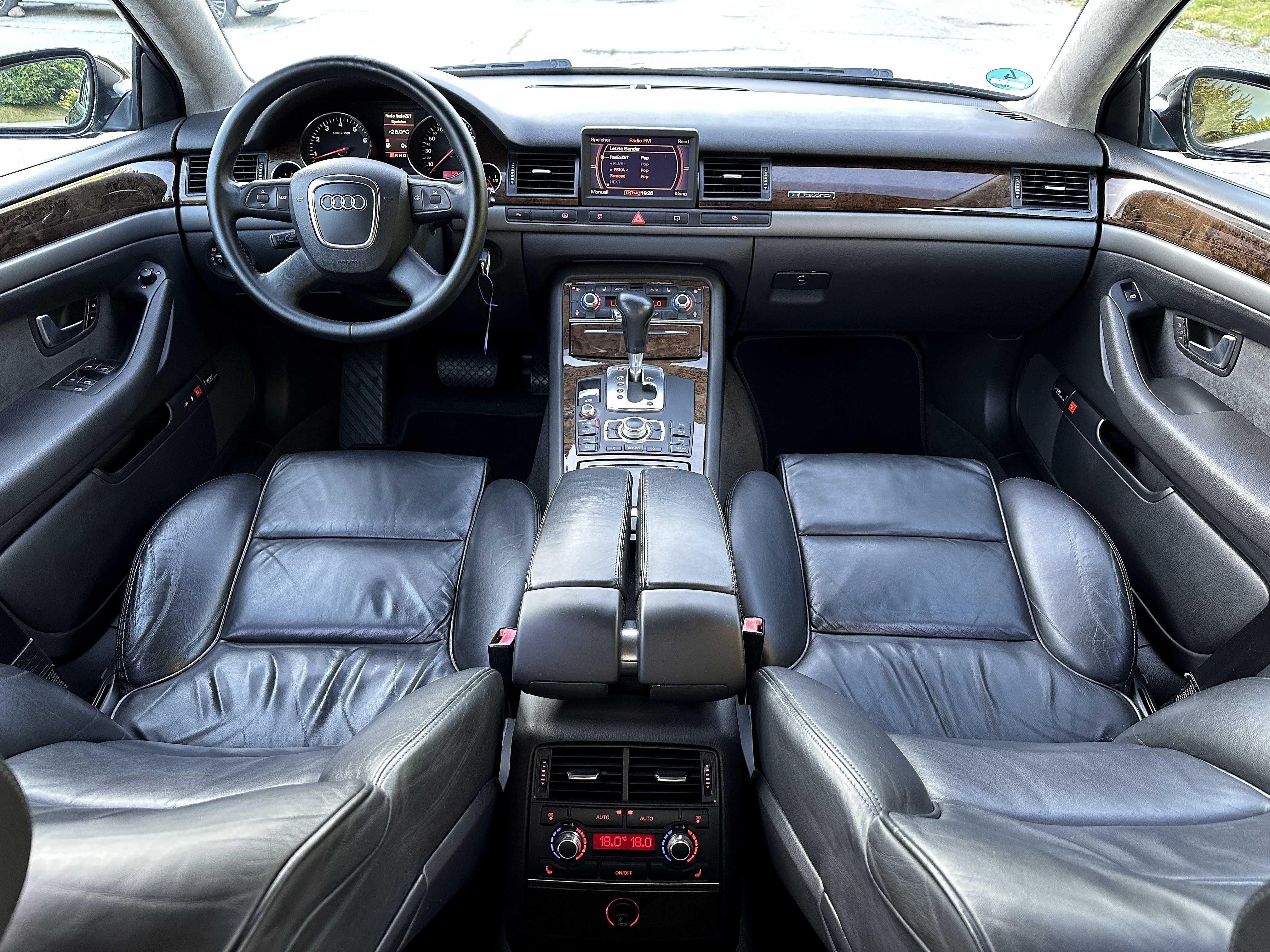 AUDI A8 D3 LIFT 3.7 V8 280PS QUATTRO BiXenon Komforty BOSE 18" PIĘKNA!