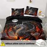3D комплект постельного белья Dragon Twin