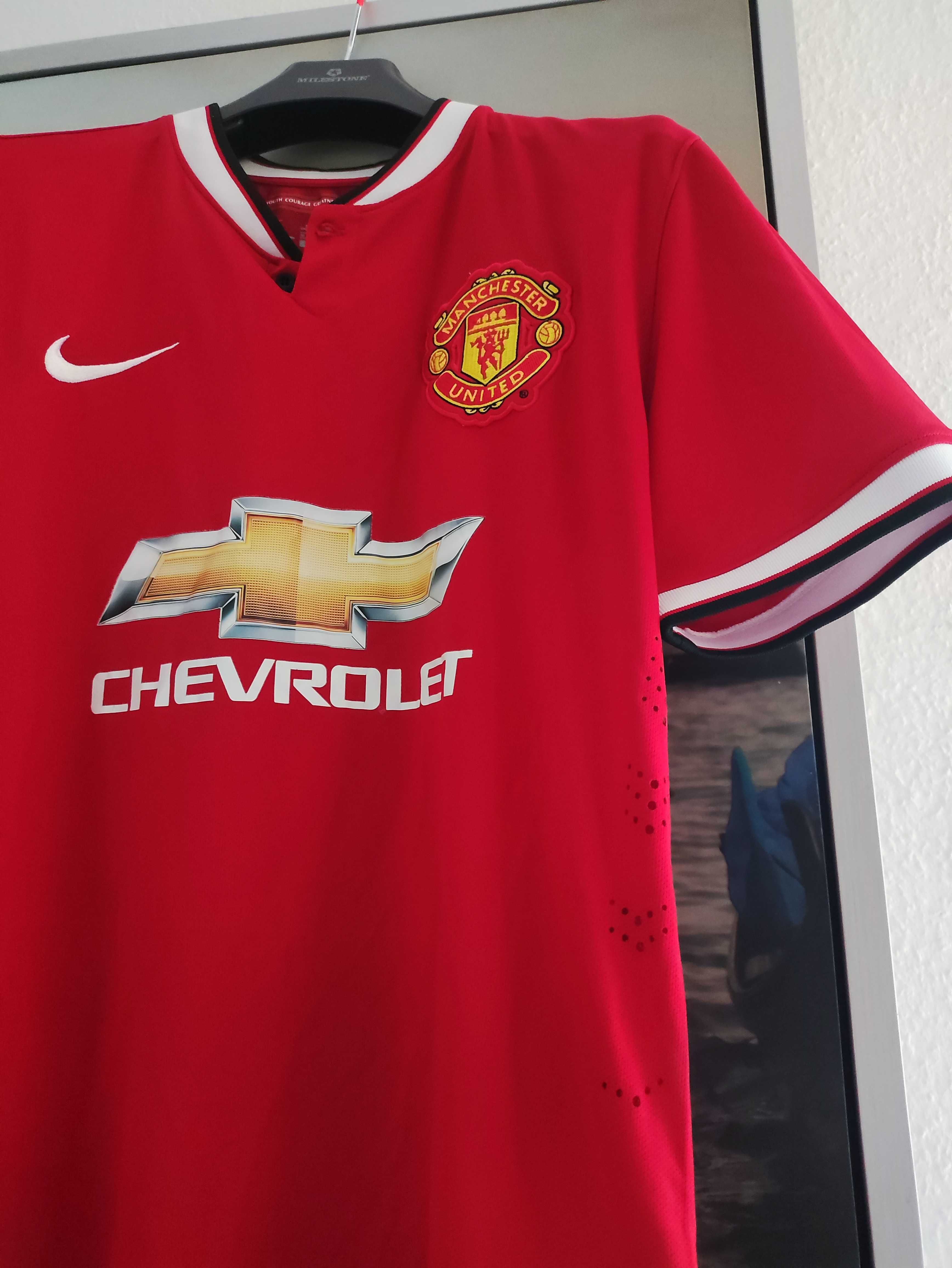 Koszulka Manchester United Nike T-shirt czerwona sportowa piłka nożna