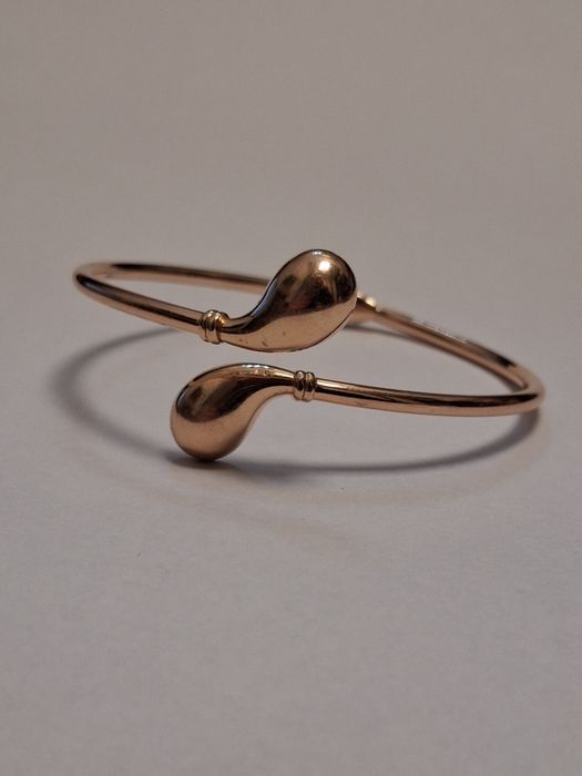 Браслет скоба золотой Жорсткий золотий браслет