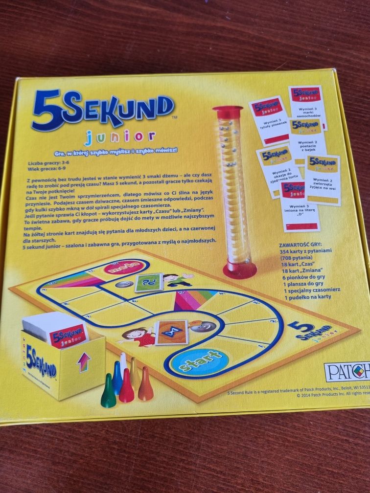 Kultowa gra 5 sekund Junior, 6+