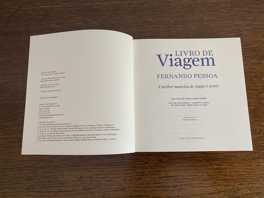 Livro de Viagem de Fernando Pessoa