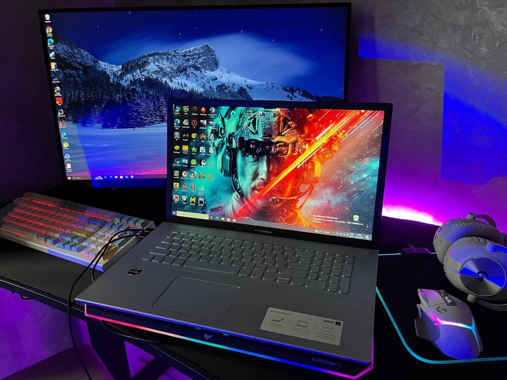 20 ОЗУ! Большой игровой ноутбук Asus vivobook ігровий ноутбук