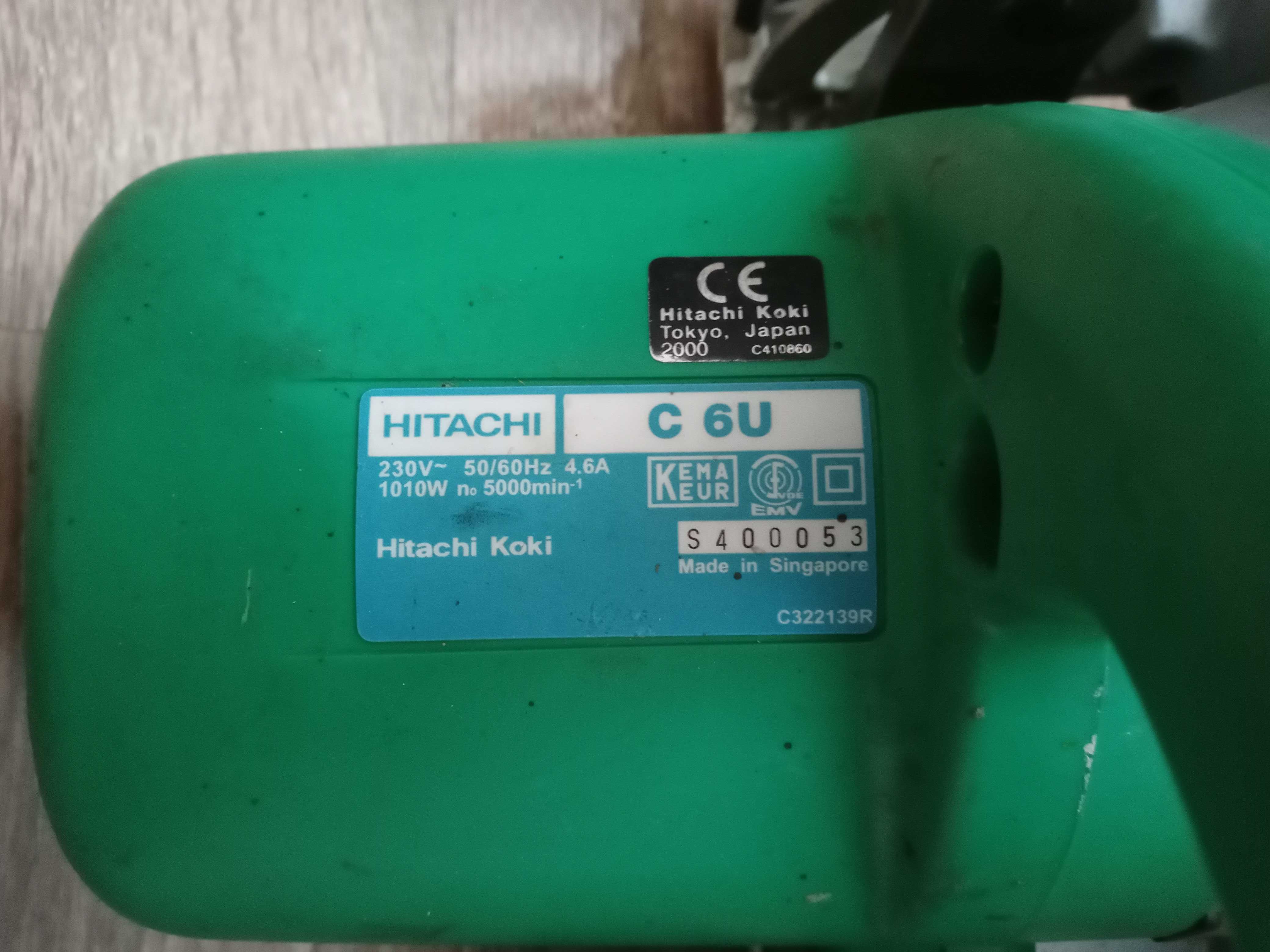 Piła Hitachi (Hikoki) C6U z tarczą 165 mm i z wolnym rozruchem