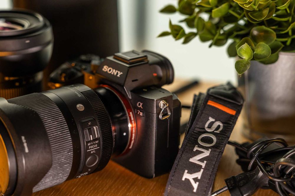 Sony A7iii Zestaw obiektywy sigma 35mm i 16-28mm