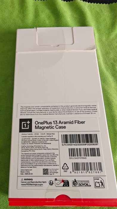 oneplus 13 aramid fiber magnetic case oryginalne etui
