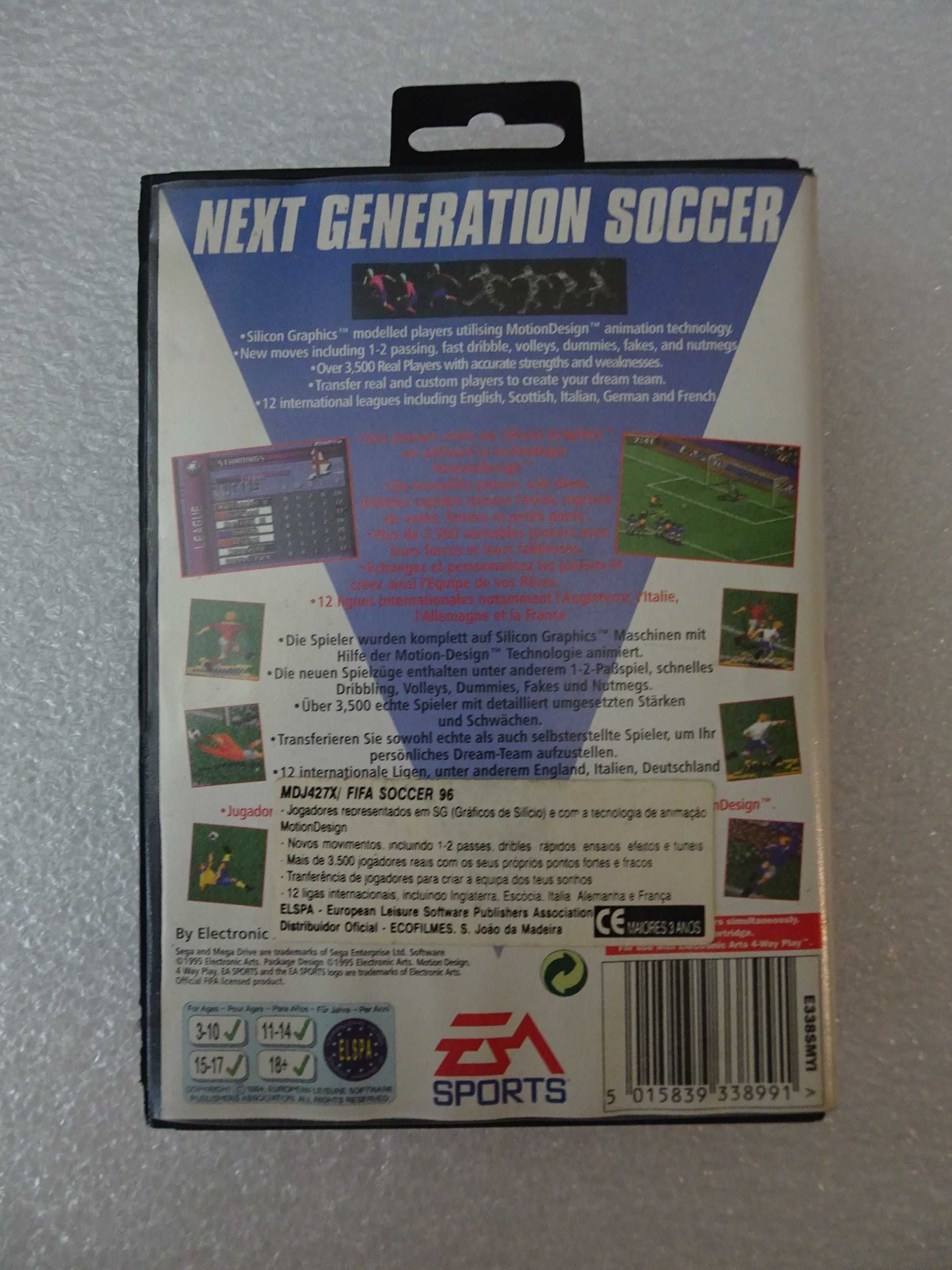 Jogo Mega Drive - Fifa Soccer 96