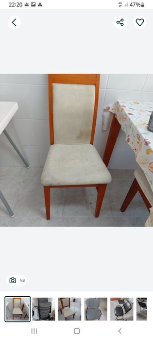 Mesa de jantar e 6 cadeiras