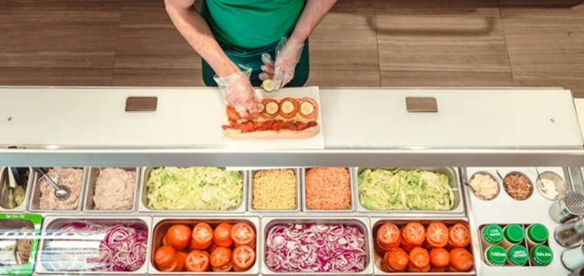 Subway wyposażenie stół chłodniczy na sałatki piec gastronomii chłodni