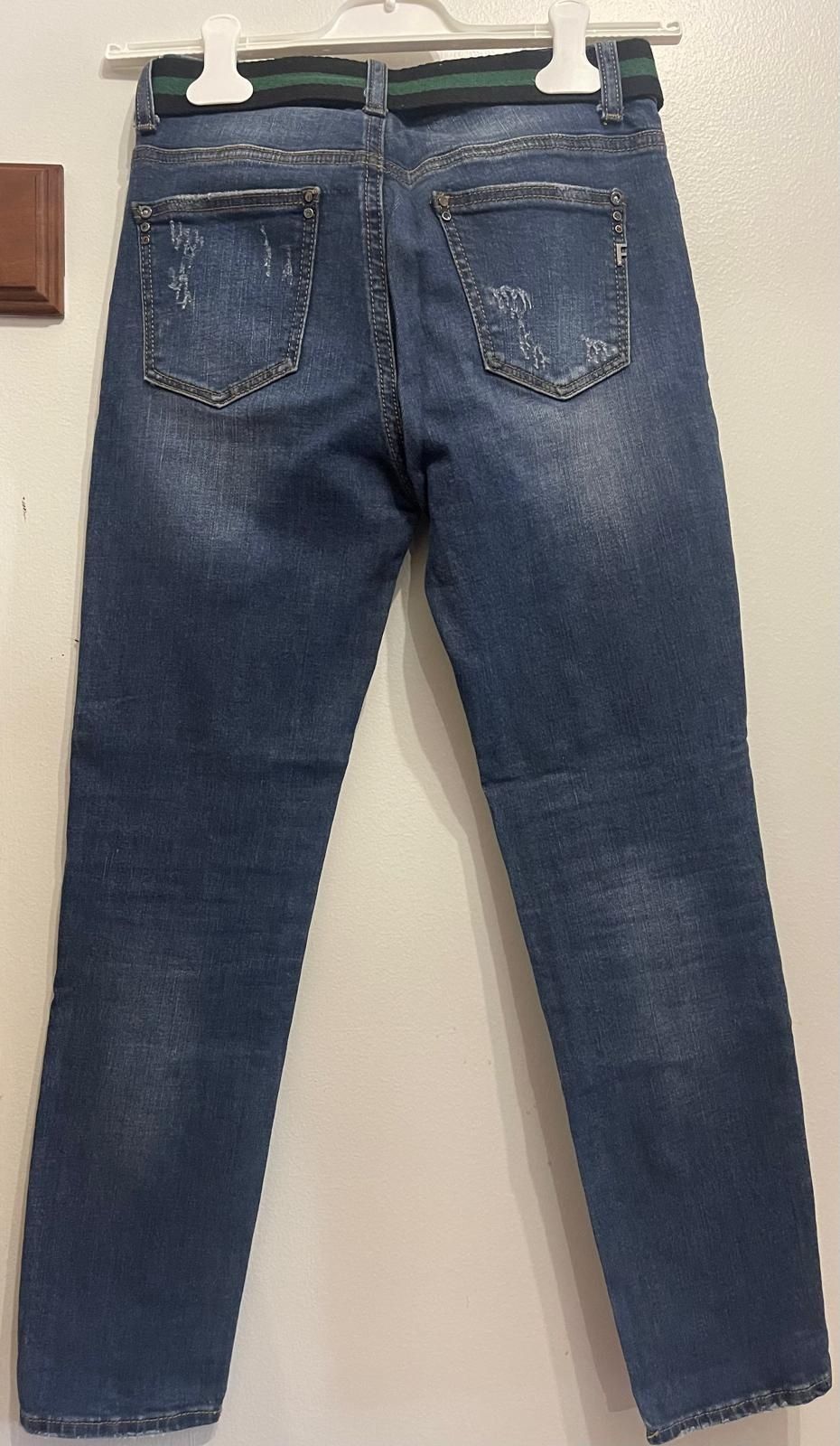Jeans Fracomina com apliques