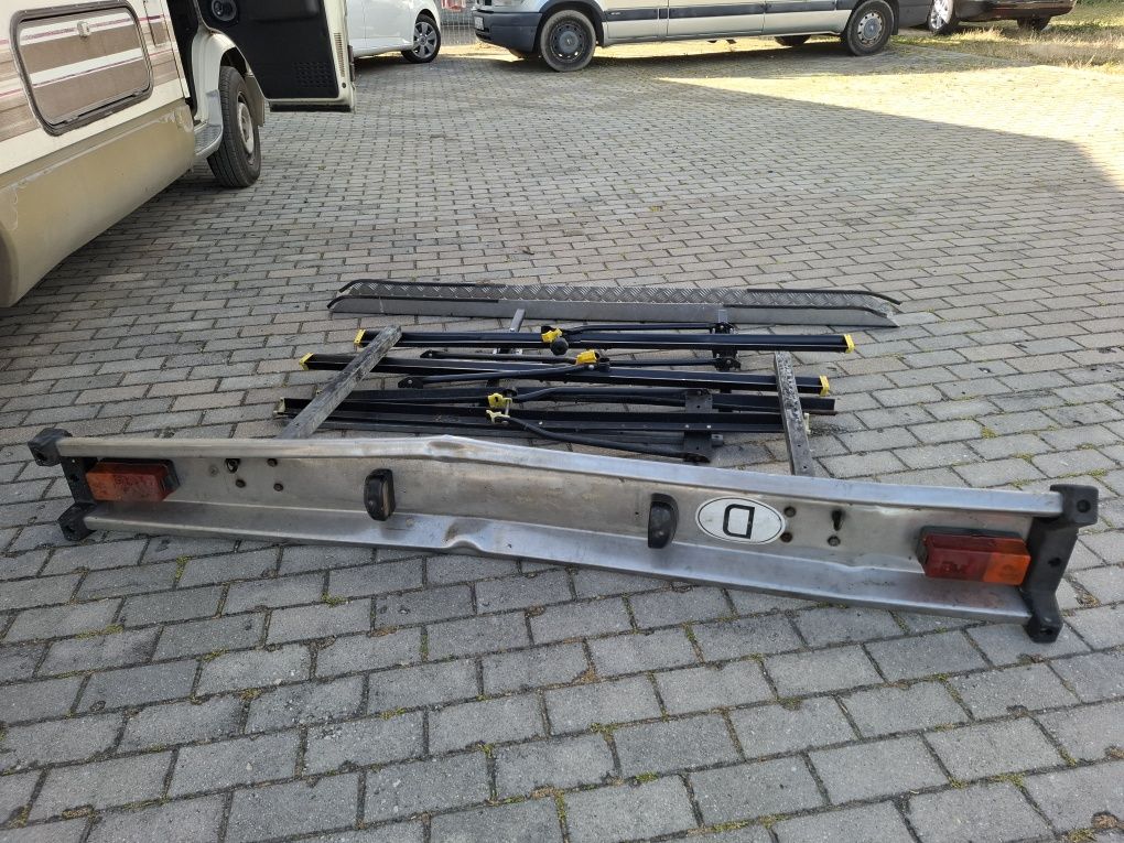 Sprzedam bagażnik do kampera – na rowery i motocykl