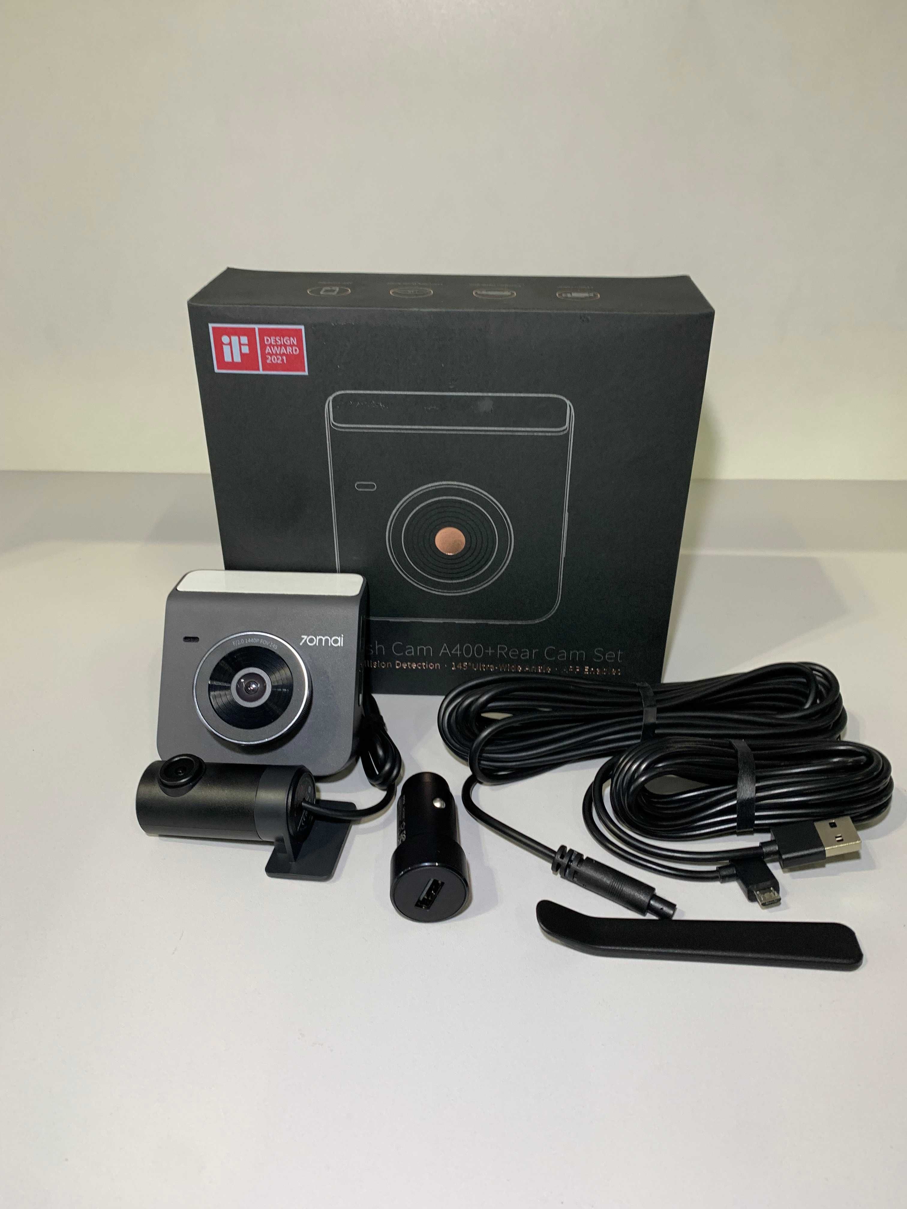 Wideorejestrator 70mai Dash Cam A400 + kamera tylna EM-AUDIO