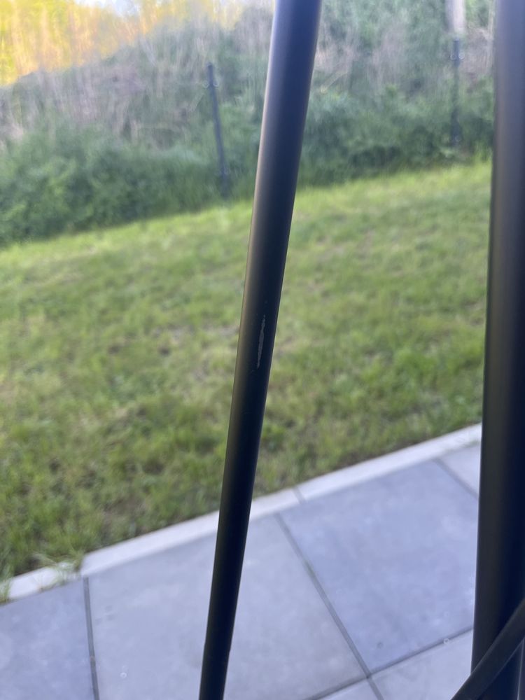 Lampa podłogowa Mona stalowa czarno-złota