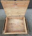 Skrzynia Drewniana Wojskowa - 11L - 48 x 31 x 18 Skrzynka z Klamrą