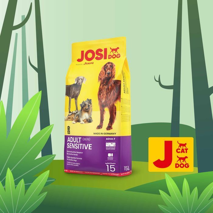 JosiDog Adult Sensitive 15кг Корм для собак з чутливим травленням