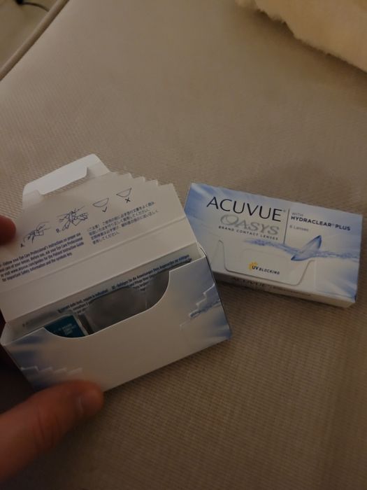 Soczewki kontaktowe dwutygodniowe ACUVUE Oasis  -1.25