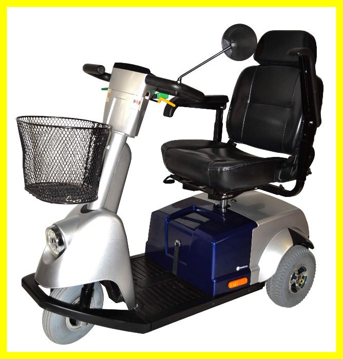 Wózek Skuter Inwalidzki Elektryczny FORTRESS szybki 3-kołowy zwrotny