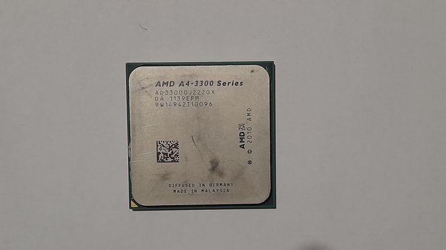 Процесор AMD A4-3300 (не працюе)