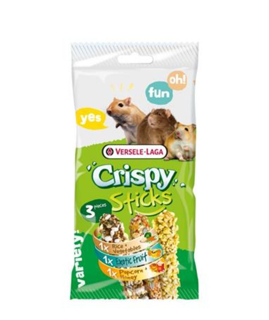 VL-Crispy Sticks Omnivores Triple Variety Pack 165g - 3 kolby dla chom