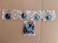 4x ORYGINALNE Dekielki Audi A1 A3 A4 A5 A6 A7 A8 Q3 Q5 Q7 Q8 + KAPSLE