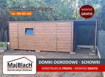 Garaże Blaszane |Wiatka Ogrodowa|Schowek na Narzędzia | - Maj-Blach