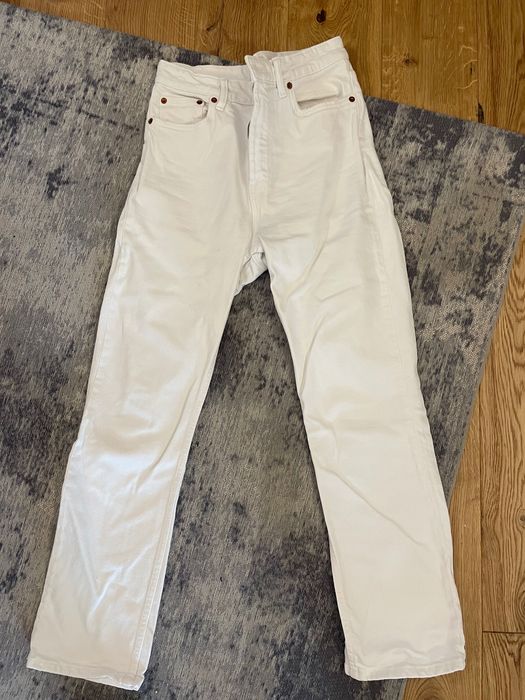 Spodnie białe Zara 38
