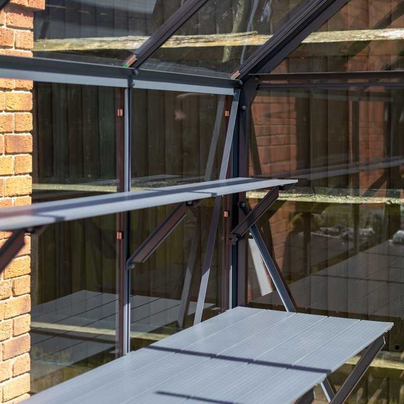 szklarnia ogrodowa szklana angielska elite 4,92 m² (1,9x2,59)