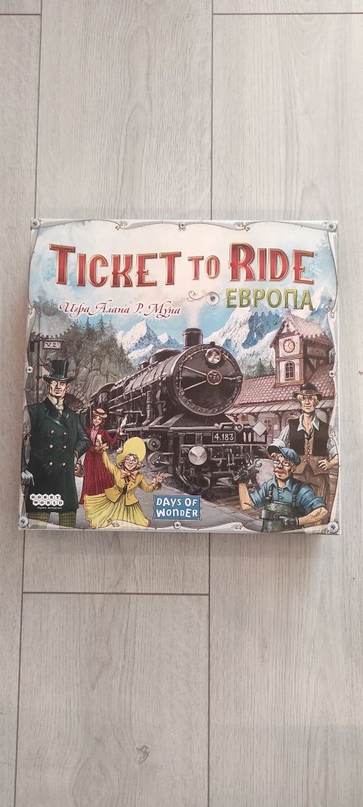 Настільна гра Tickets to Ride Європа