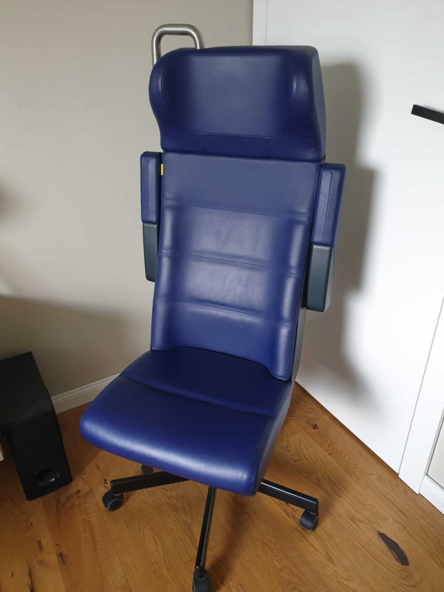 Skórzany fotel biurowy