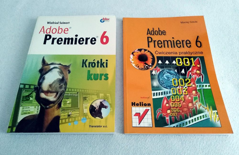 Adobe Premiere 6 - pakiet książek.