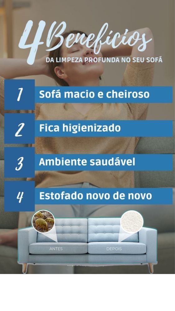 Higienização de Estofos