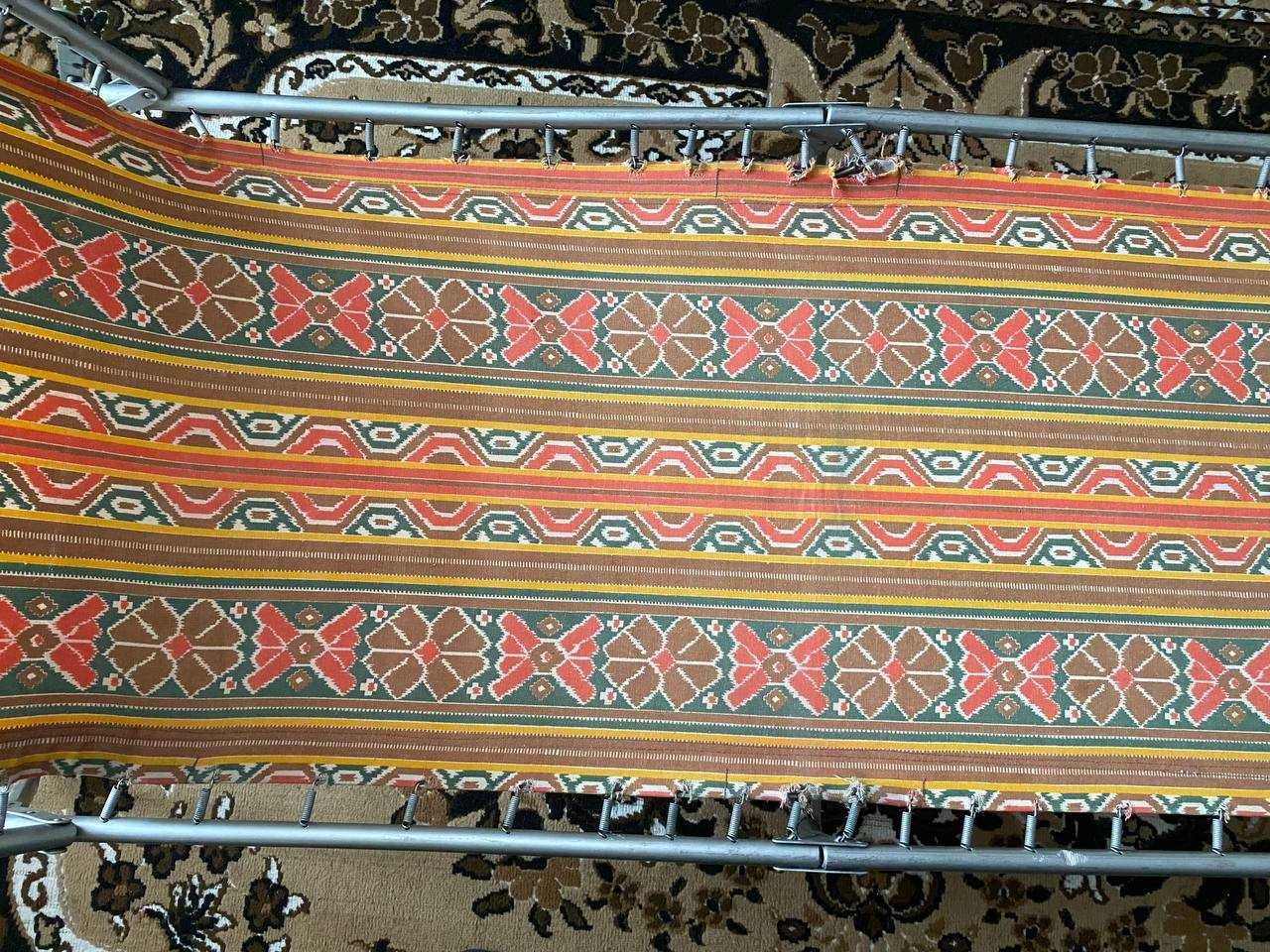 Раскладушка советская алюминиевая раскладная кровать