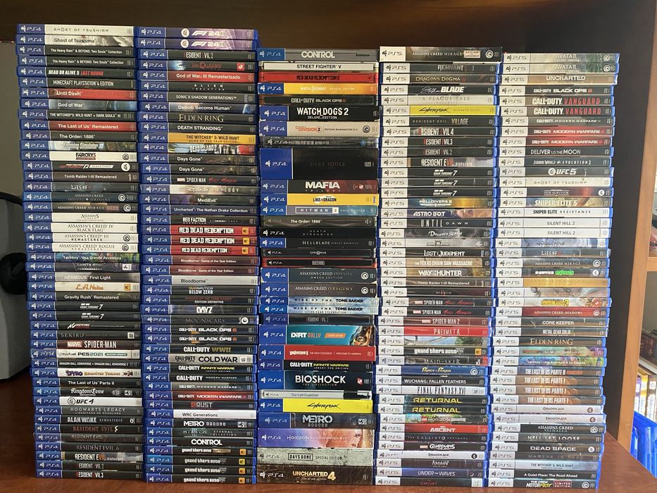 Lote de Jogos PS4 e PS5