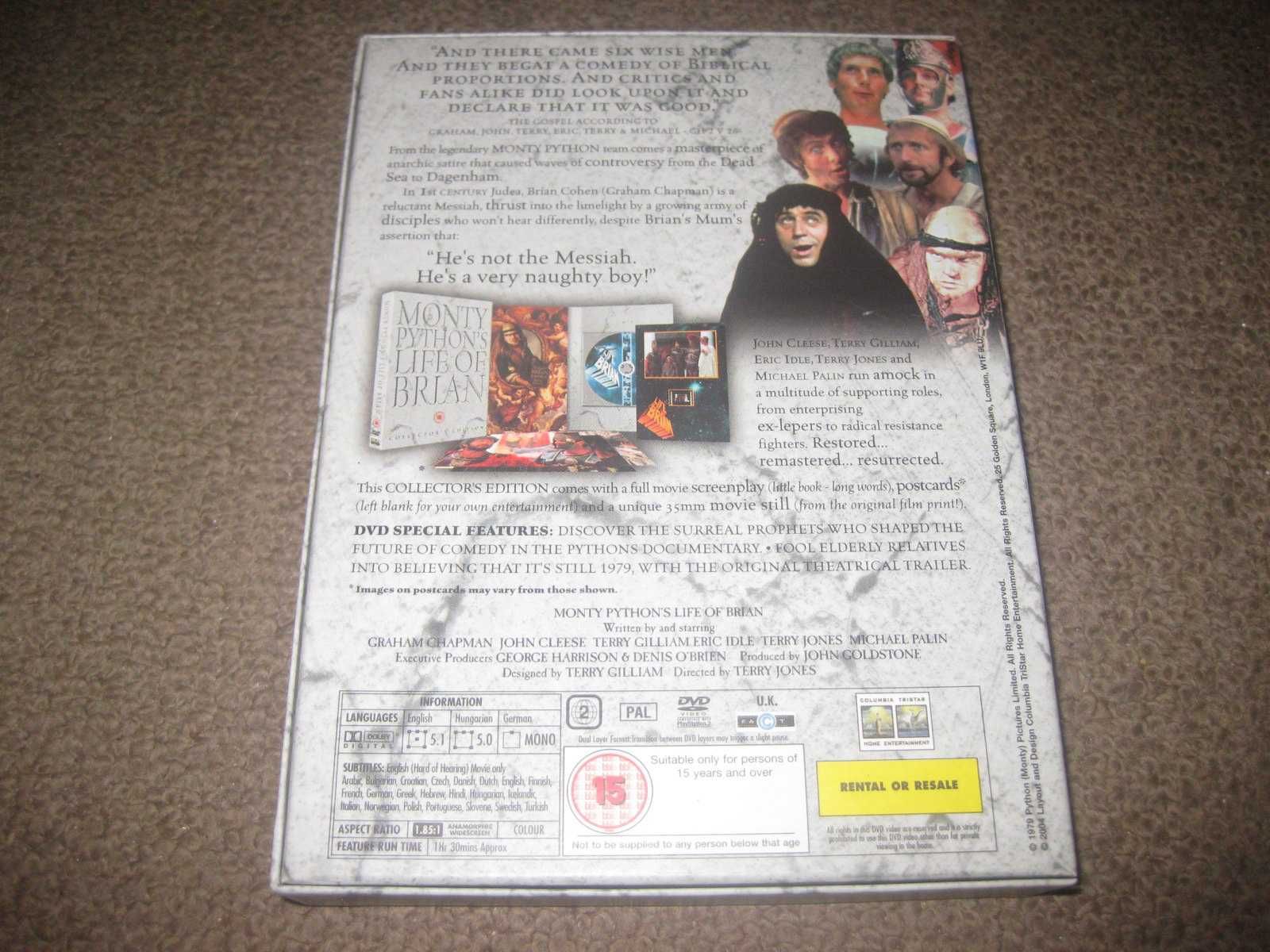 DVD "Monty Python`s Life Of Brian" Collector`s Edition