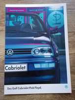 Prospekt VW Golf III Cabrio Pink Floyd